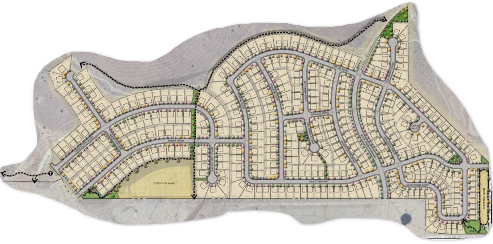 Traditions North site plan